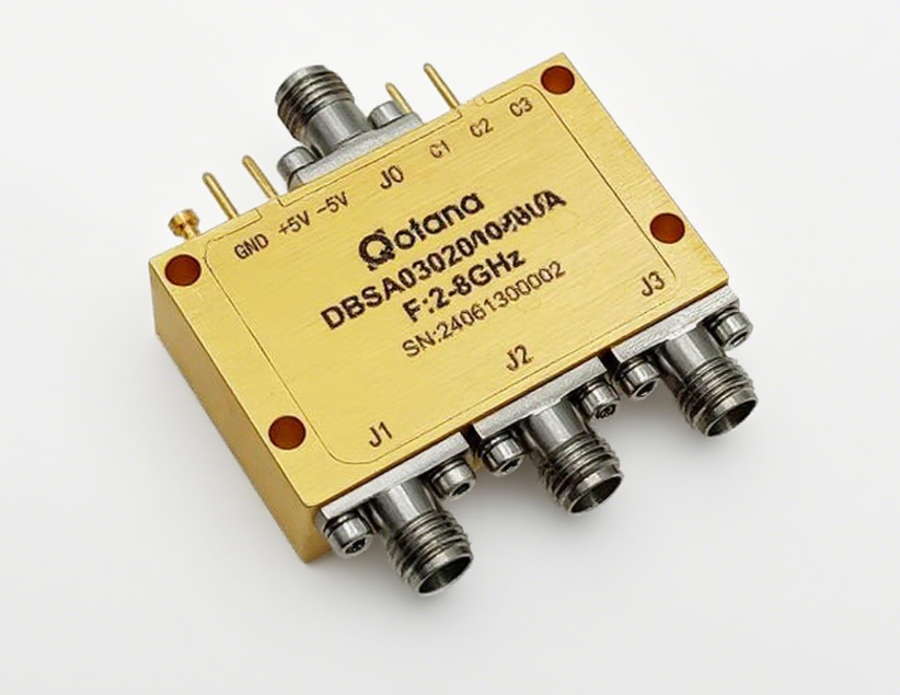 DBSA0302000800A ����ʽ 2-8GHz ͬ�� SP3T ����/Qotana����ͼ