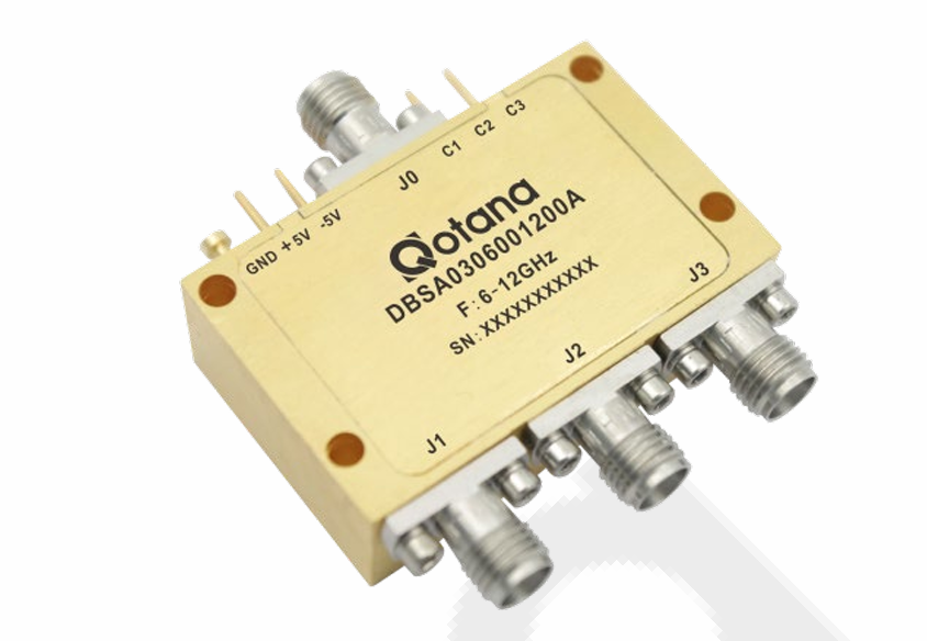 DBSA0306001200A ����ʽ 6-12GHz ͬ�� SP3T ����/Qotana����ͼ