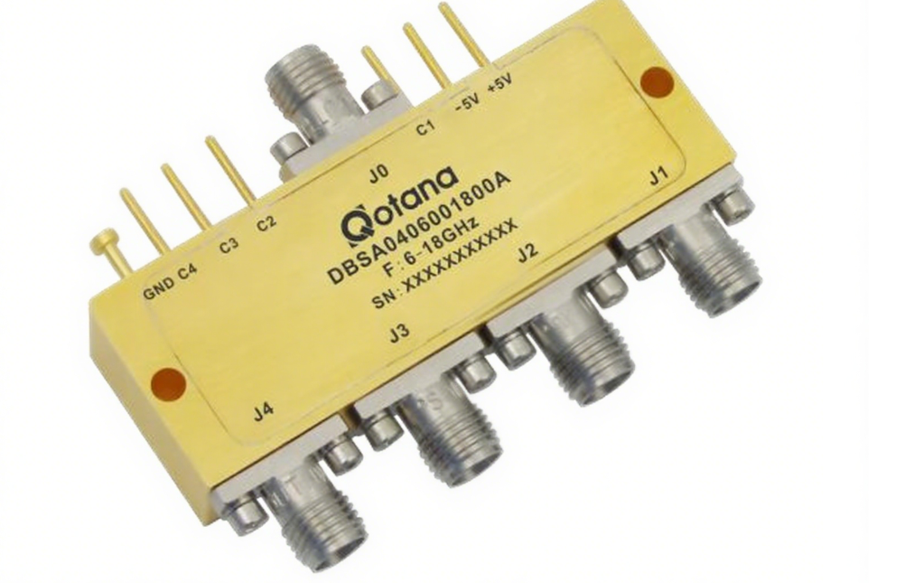 DBSA0406001800A  ����ʽ 6-18GHz ͬ�� SP4T ����/Qotana����ͼ