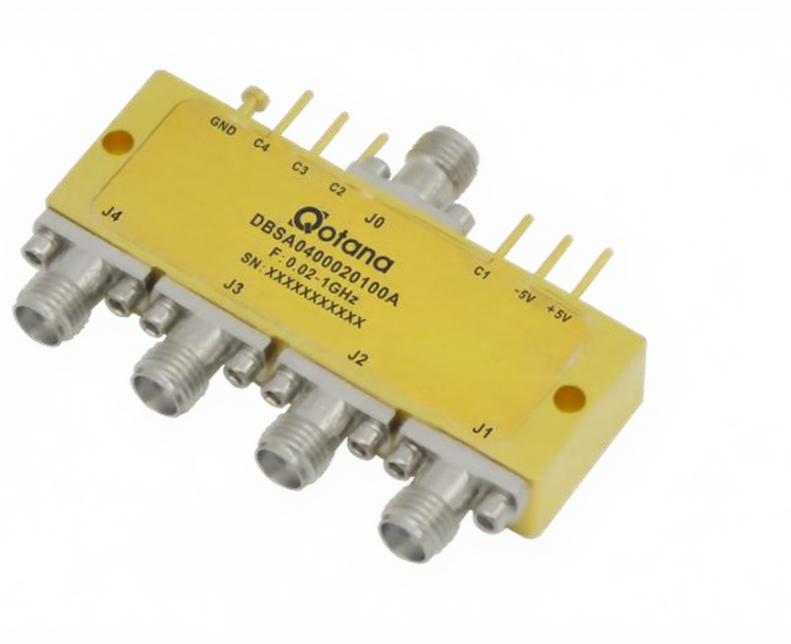 DBSA0400020100A  ����ʽ 0.02-1GHz ͬ�� SP4T ����/Qotana����ͼ