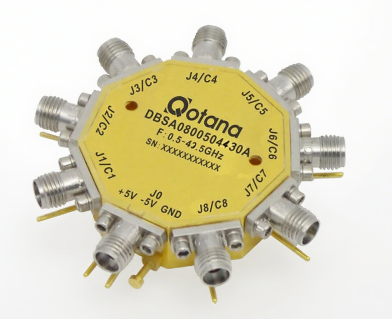 DBSA0800504350A ����ʽ 0.5-43.5GHz ͬ�� SP8T ����/Qotana����ͼ