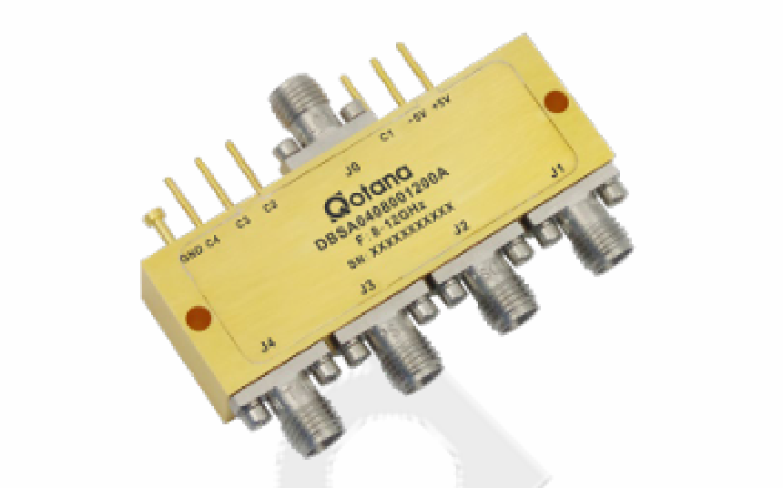 DBSA0408001200A  ����ʽ 8-12GHz ͬ�� SP4T ����/Qotana����ͼ