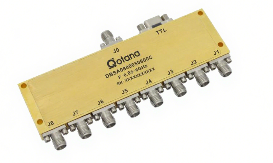 DBSA0800050600C ����ʽ 0.05-6GHz ͬ�� SP8T ����/Qotana����ͼ