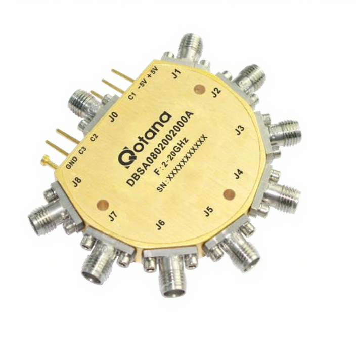 DBSA0802002000A ����ʽ 2-20GHz ͬ�� SP8T ����/Qotana����ͼ