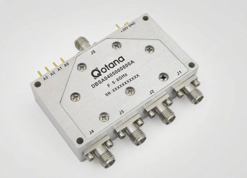 DBSA0405000800A  ����ʽ 5-8GHz ͬ�� SP4T ����/Qotana����ͼ