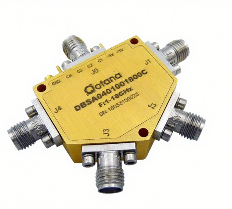 DBSA0401001800C ����ʽ 1-18GHz ͬ�� SP4T ����/Qotana����ͼ